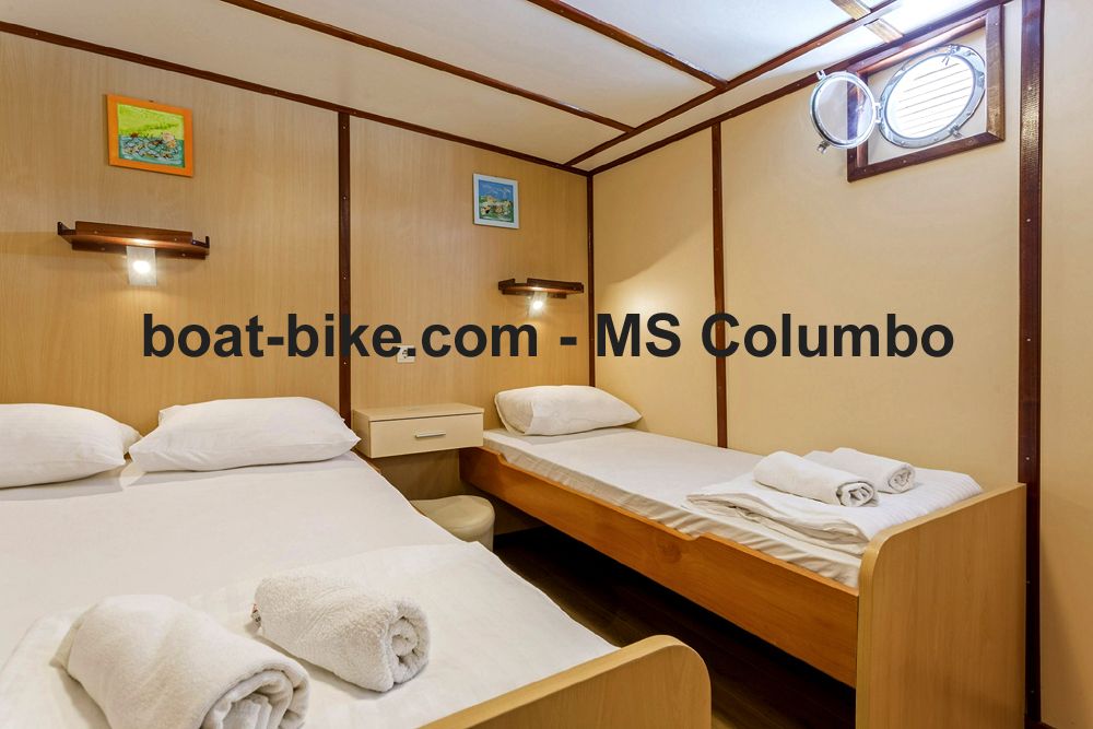 MS Columbo - 3-bed cabin lower deck
