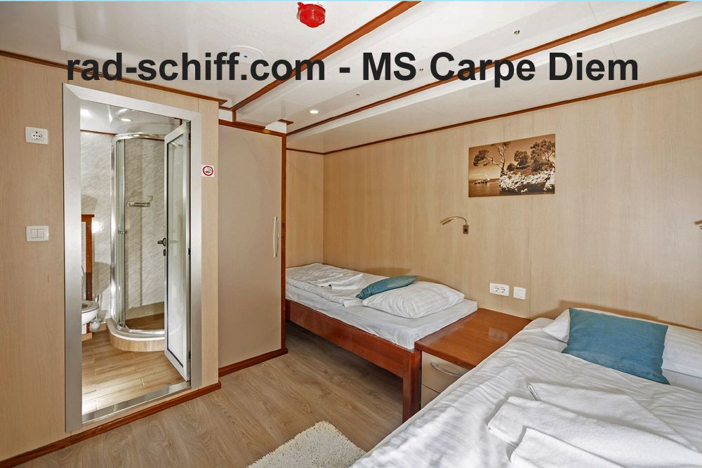 MS Carpe Diem - 3-Bett-Kabine Unterdeck