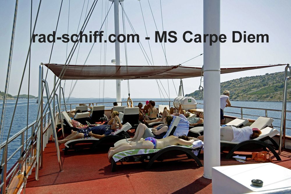 MS Carpe Diem - Sonnendeck