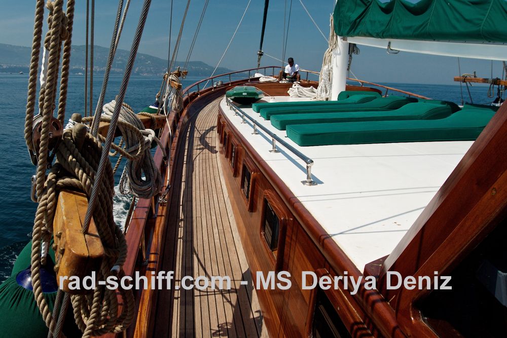 MS Deriya Deniz - Sonnendeck