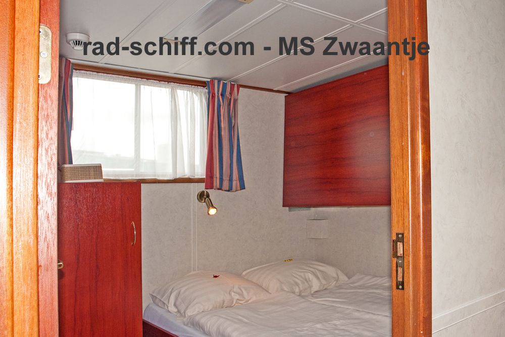 MS Zwaantje - Kabinen mit Doppelbett