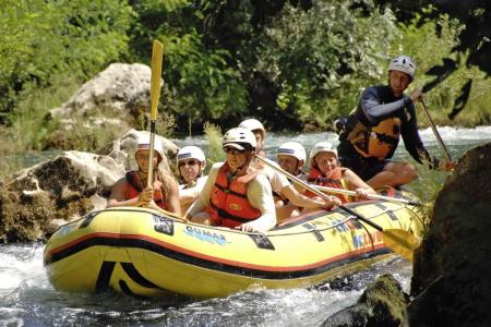 Sports-activity cruise in South Dalmatia - Rafting