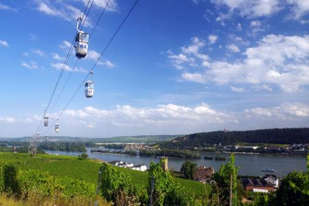 Rhine river by boat and bike - Rüdesheim